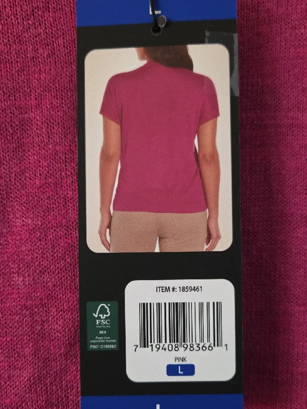 Banana Republic Short Sleeve Crewneck Sweater - Pink - Picture 3 of 8
